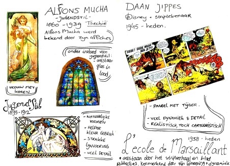 Alfons Mucha en Daan Jippes